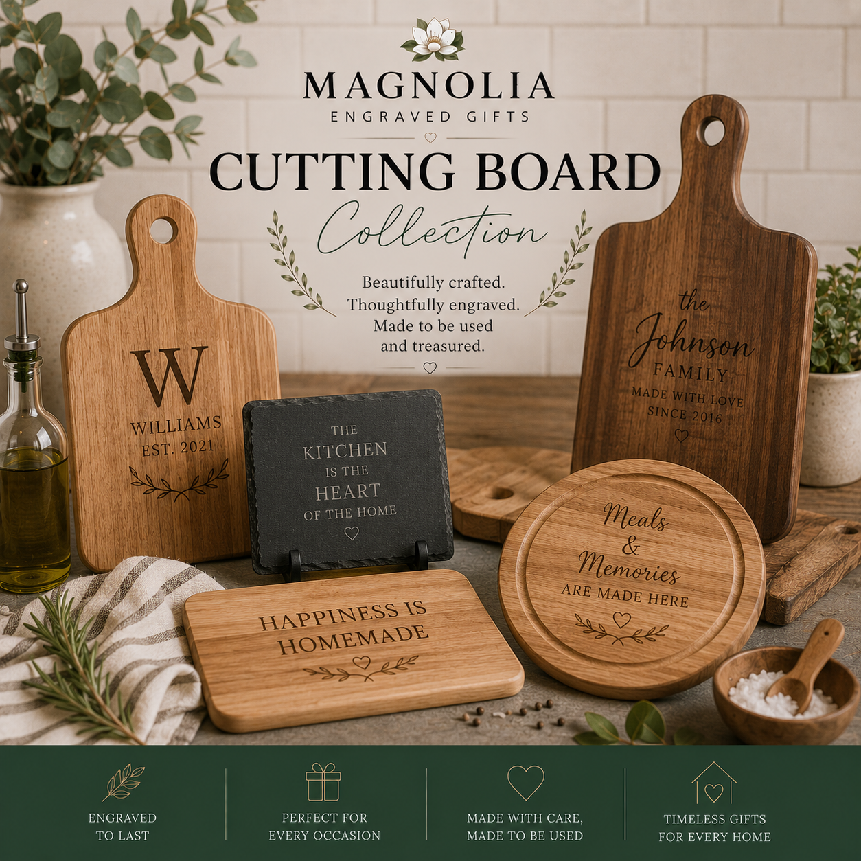 Custom Wooden Cutting Boards