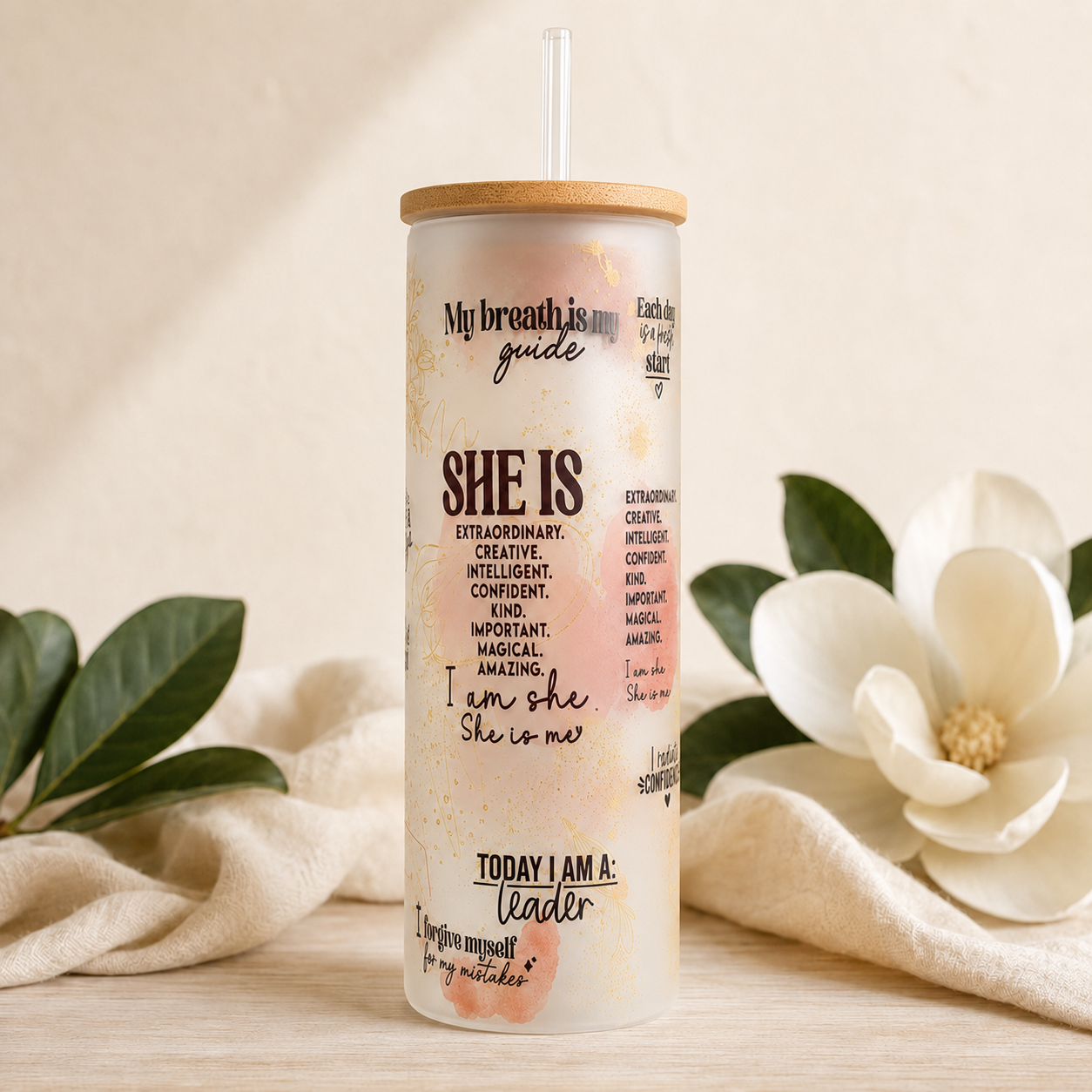 Personalized Design Tumbler | Custom Monogram, Text & Artwork Drinkware