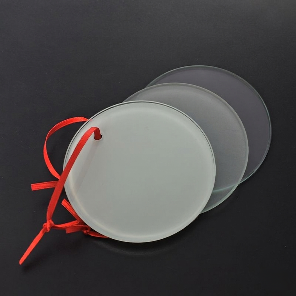 Custom Photo Glass Ornament