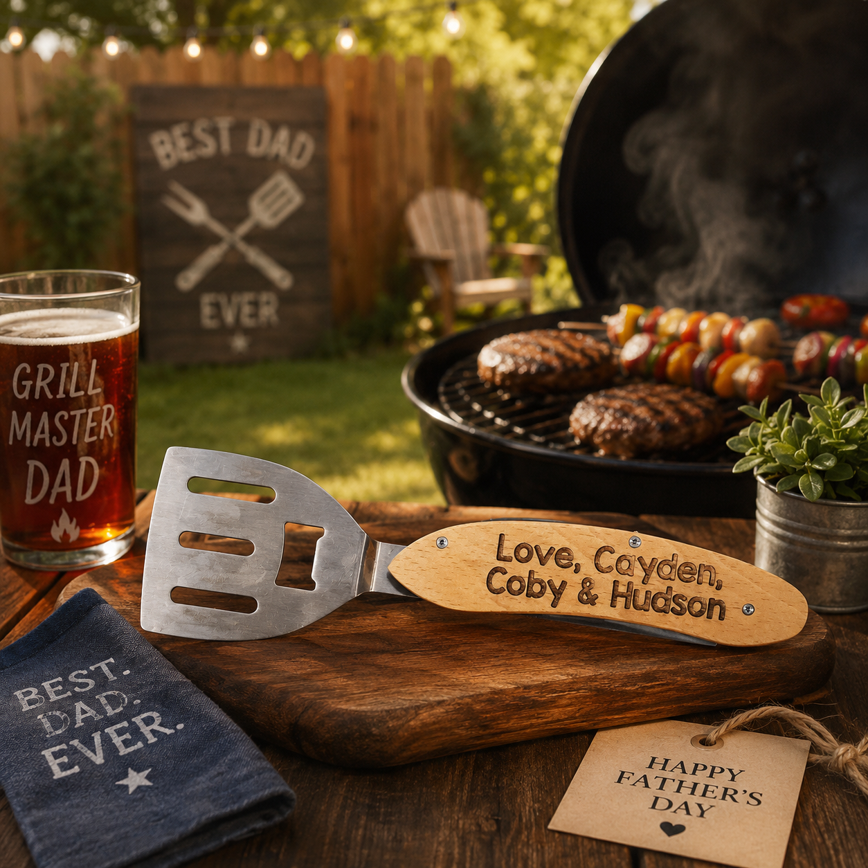 JM Series 5-in-1 Personalized BBQ Tool