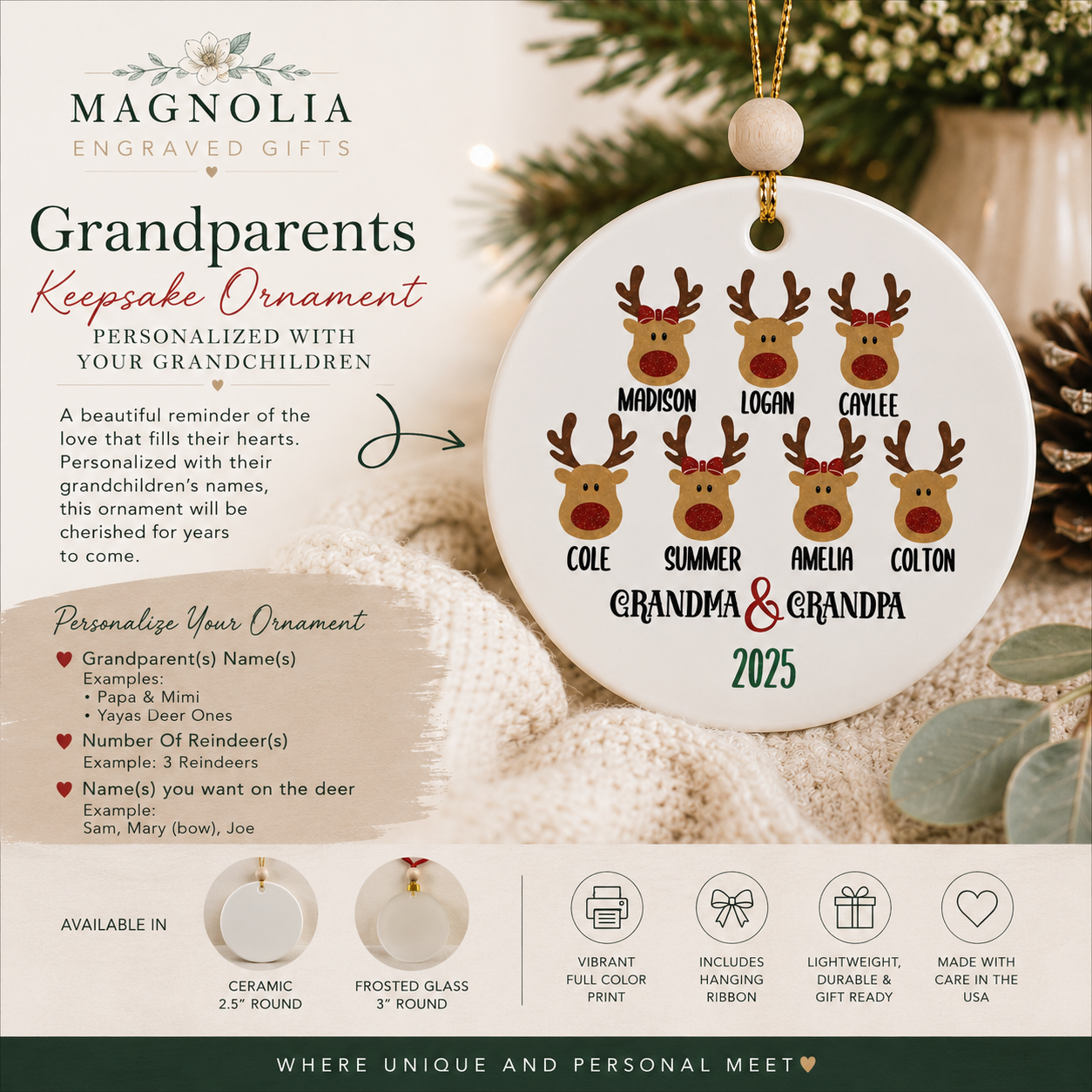 Grandparents Keepsake Ornament