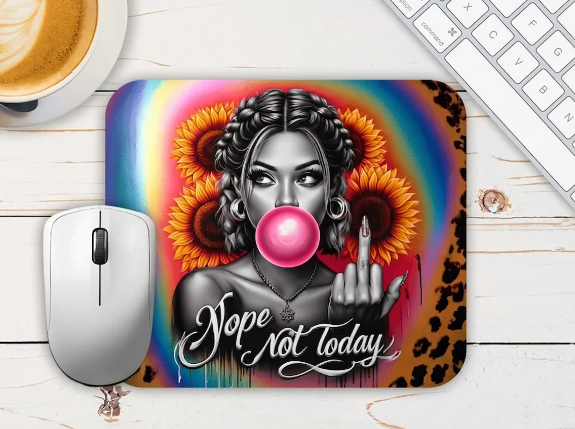 Nope Not Today Mousepad
