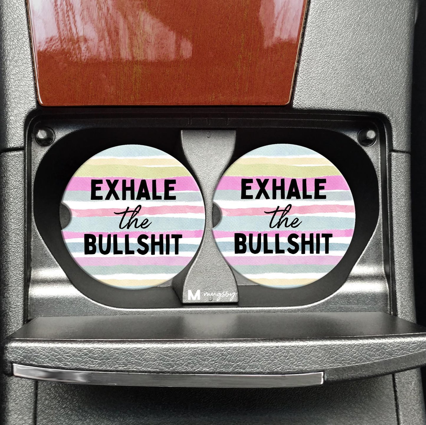 Exhale the Bull* Car Coaster