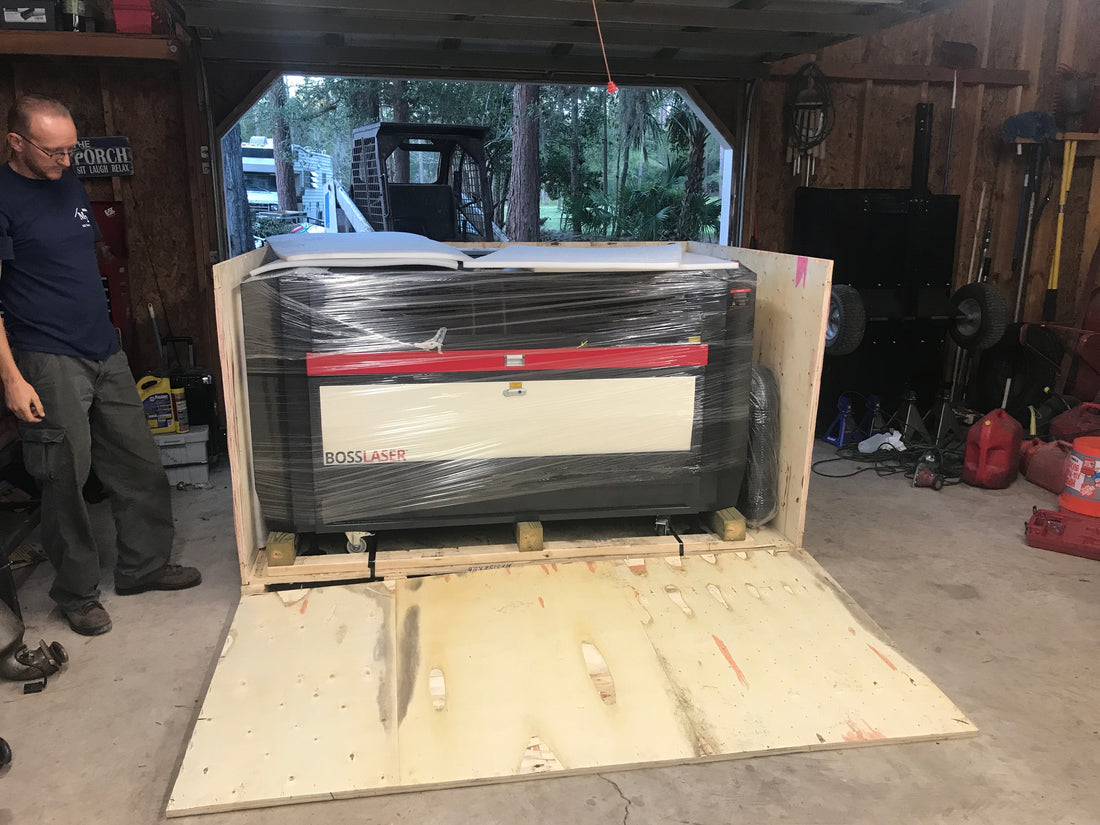 Our Laser Engraver is Delivered