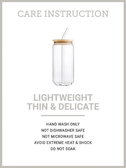 Custom Glass Can 16oz