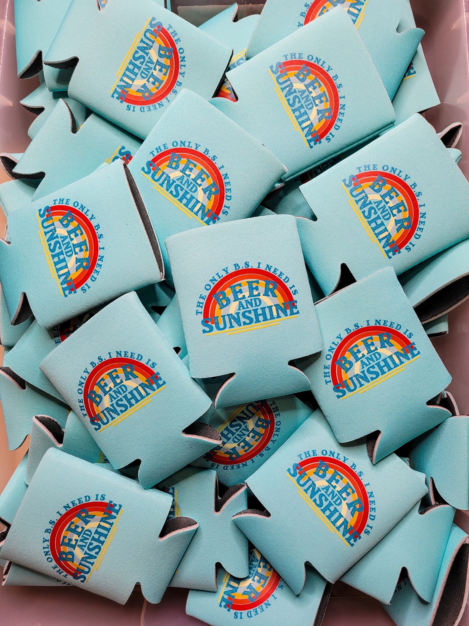 Beer & Sunshine Can Cooler