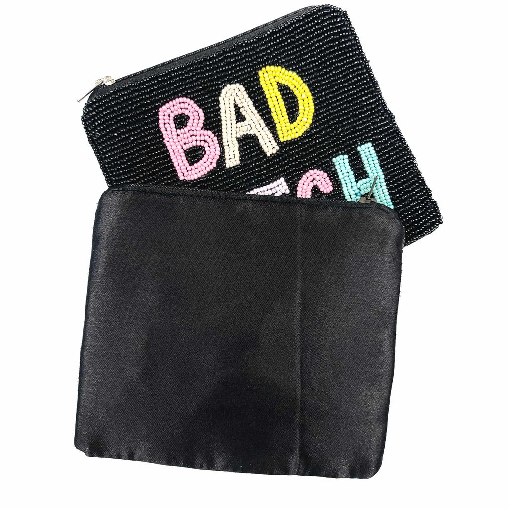 Bad B*Itch Seed Bead Bag