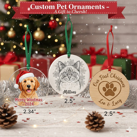 Custom Photo Pet Ornament