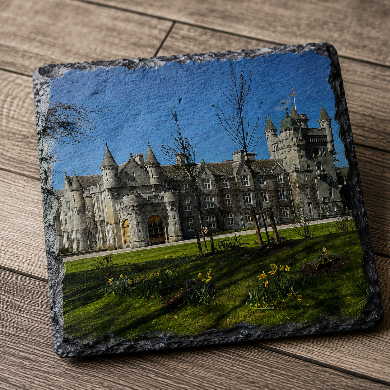 Custom Photo Slate Coasters | Set of 2, 4 or 6