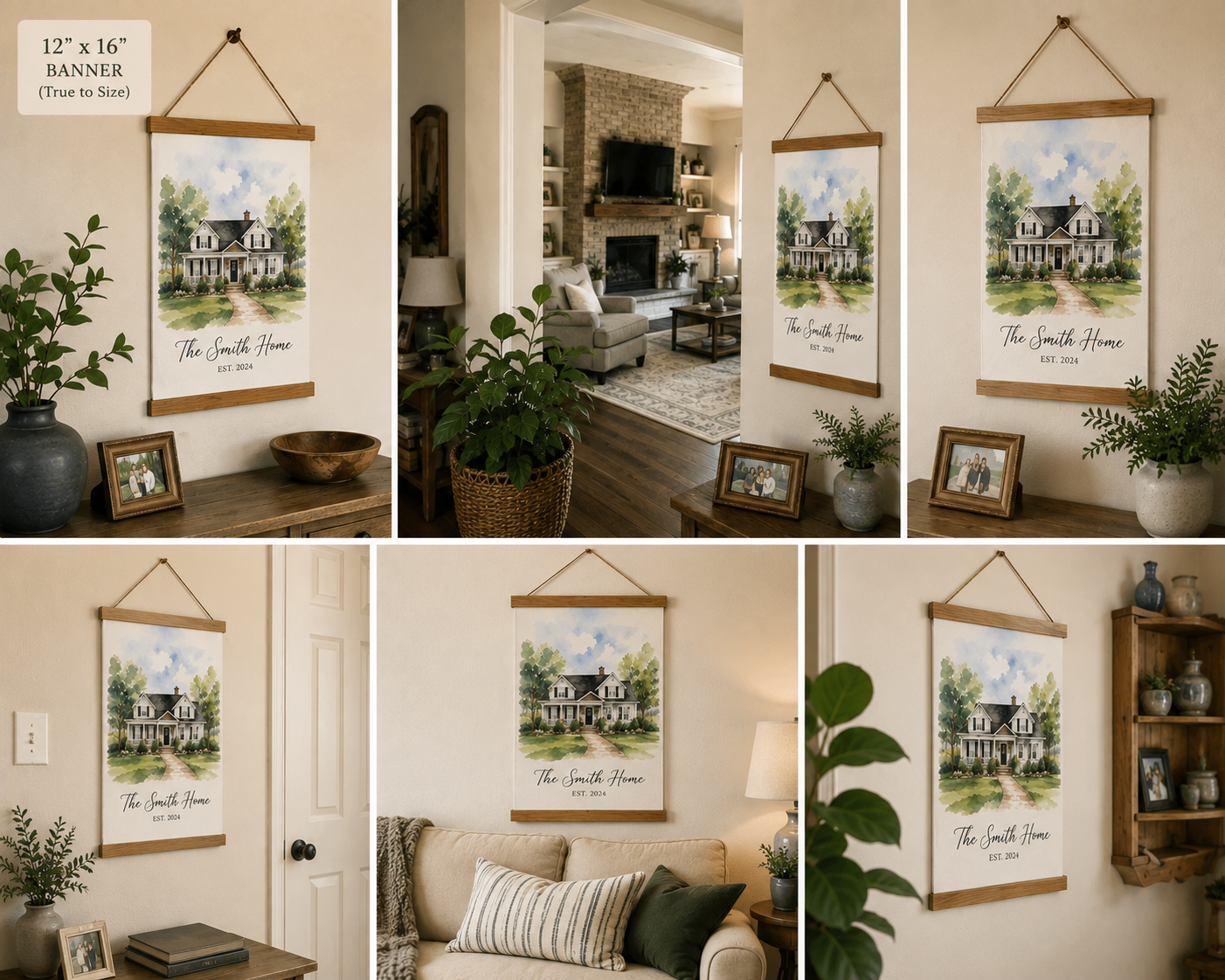 Personalized House Portrait