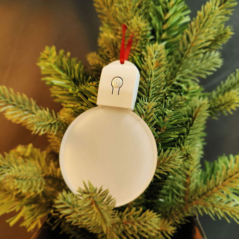 Custom Photo LED Ornament