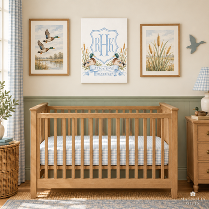 Personalized Nursery Wall Art | Baby Name & Initial Designs