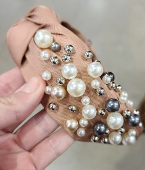 Champagne Knotted Headband