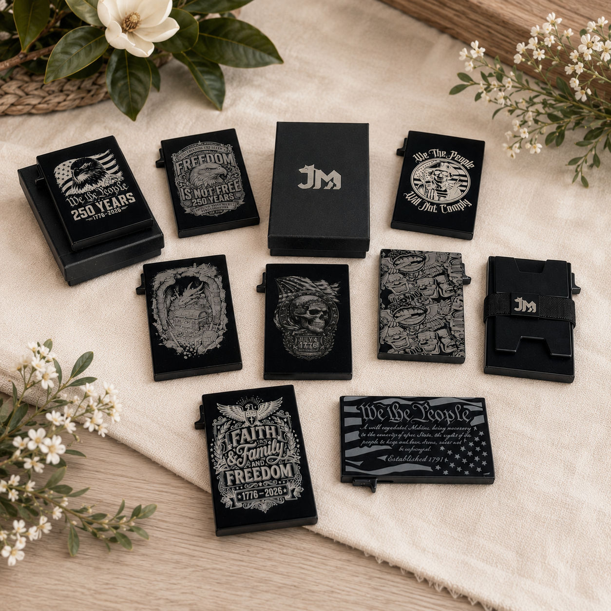 Personalized Aluminum RFID Wallet | Pop-Up Card Holder