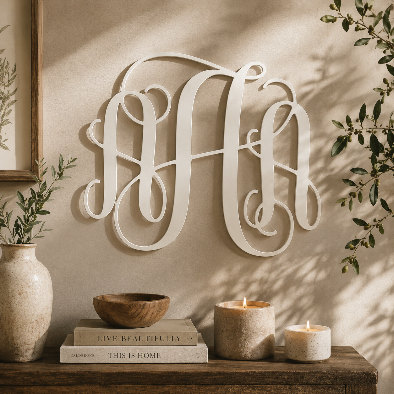 Personalized Wooden Monogram