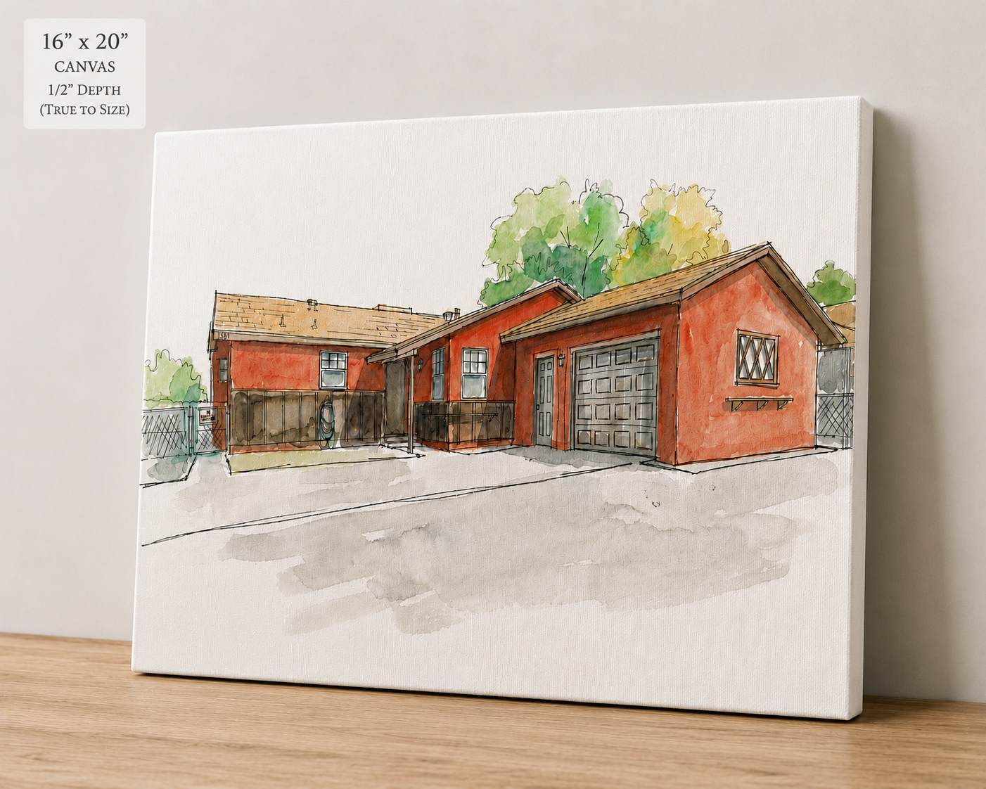 Personalized House Portrait