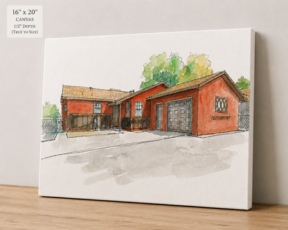 Personalized House Portrait