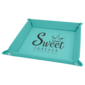 Personalized Leatherette Valet Tray