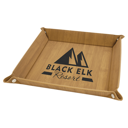 Personalized Leatherette Valet Tray