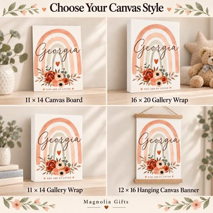 Personalized Nursery Wall Art | Baby Name & Initial Designs