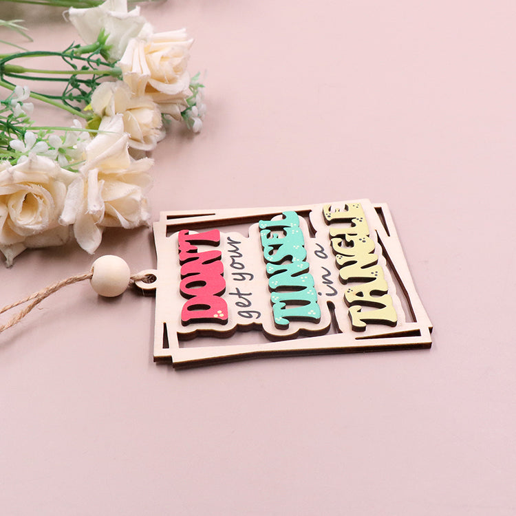 Don't Get Your Tinsel in a Tangle Ornament