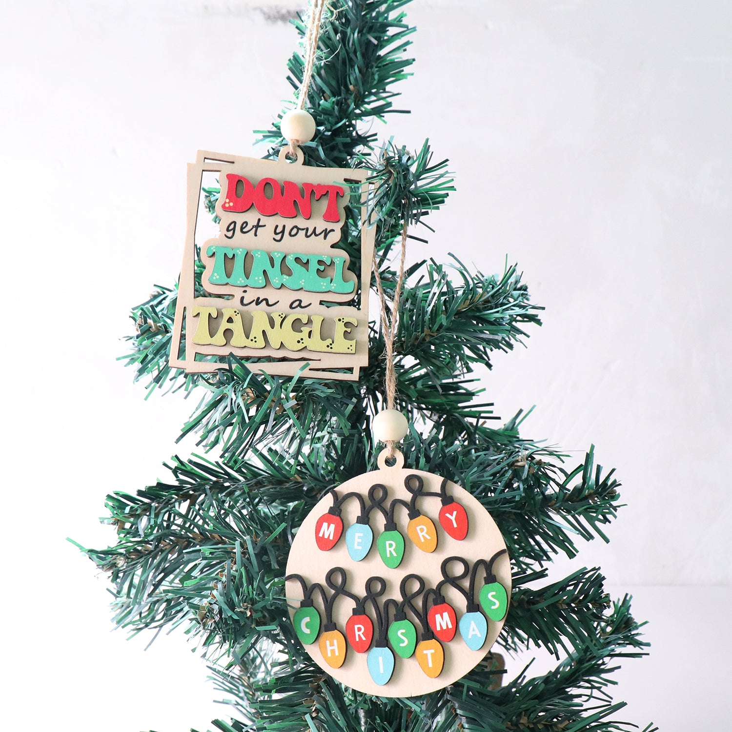 Merry Christmas lights Ornament