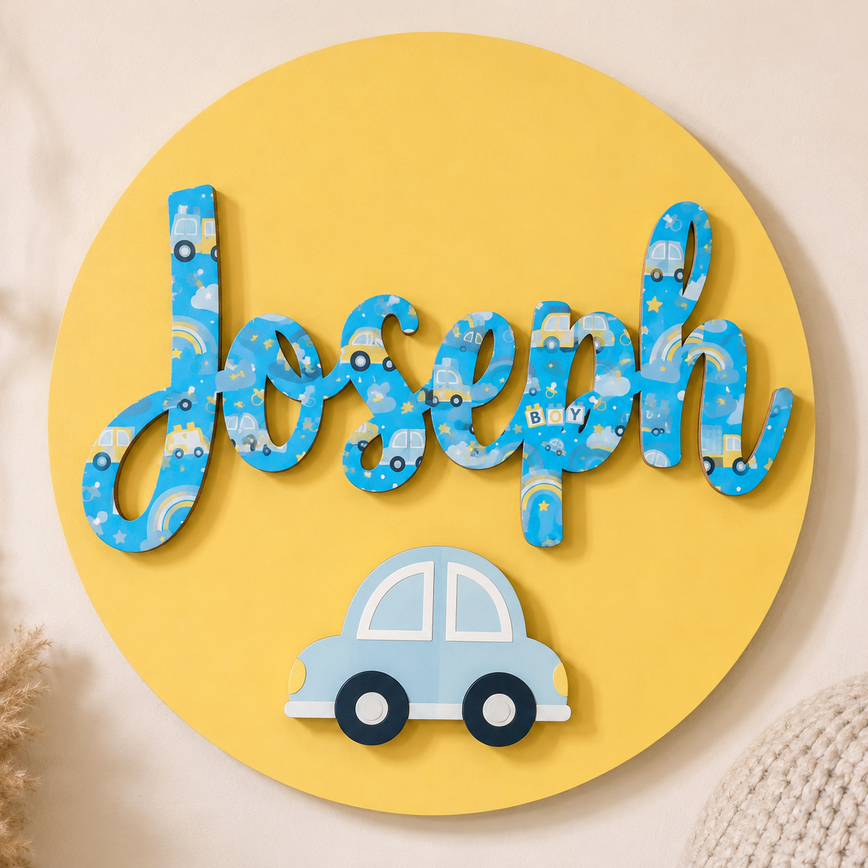 Personalized 16-Inch Nursery Wall Sign