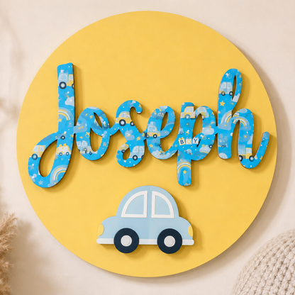 Personalized 16-Inch Nursery Wall Sign