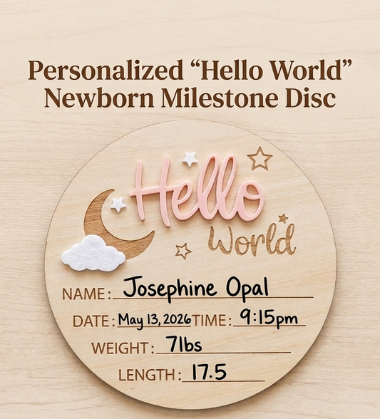Baby Announcement Sign