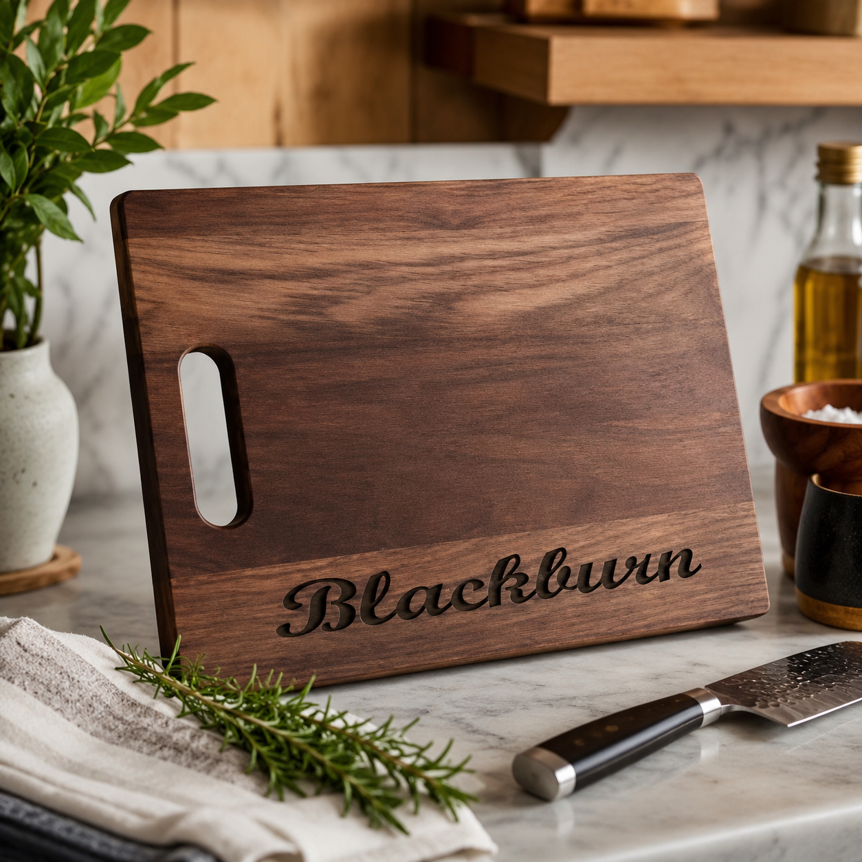 Personalized Custom Walnut Cutting Boards