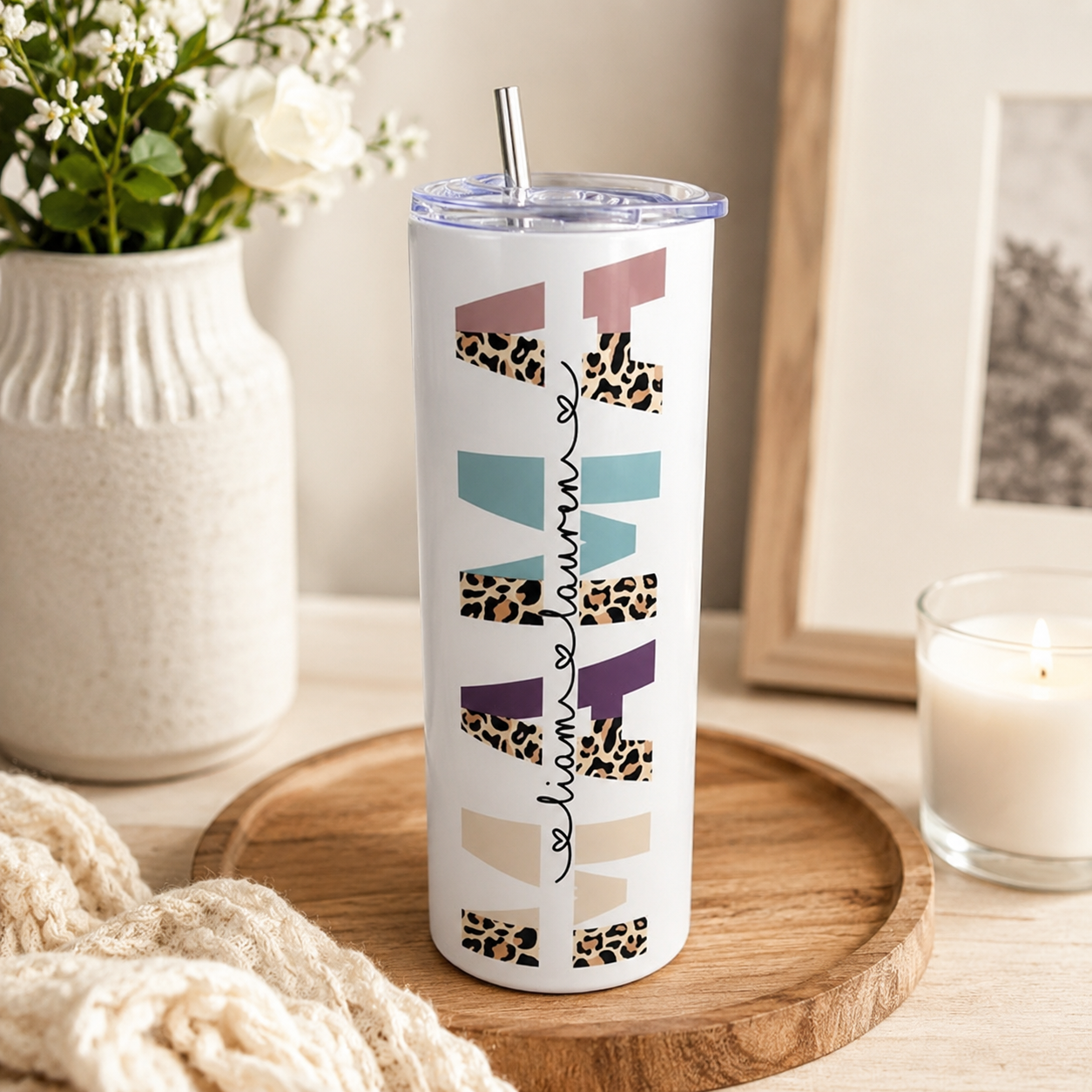 Custom Photo Tumbler | Personalized with Photos, Logos & Text