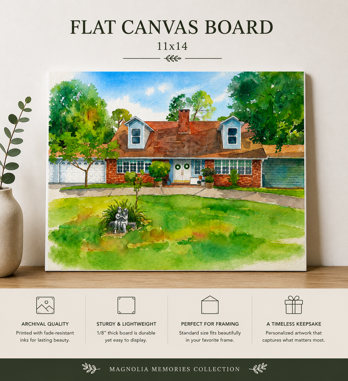 Personalized House Portrait