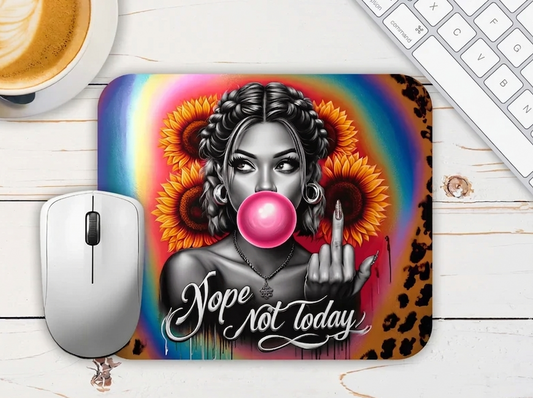 Nope Not Today Mousepad