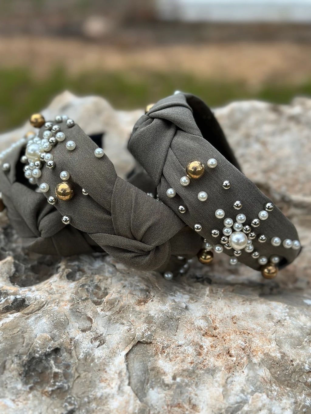 Olive Knotted Headband