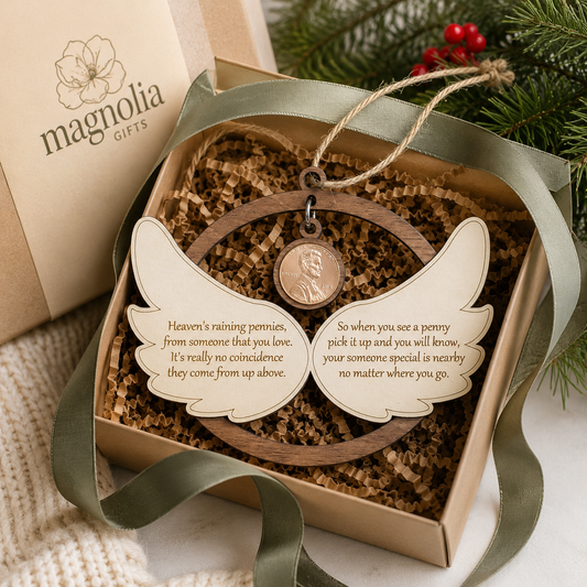 Pennies from Heaven Memorial Ornament