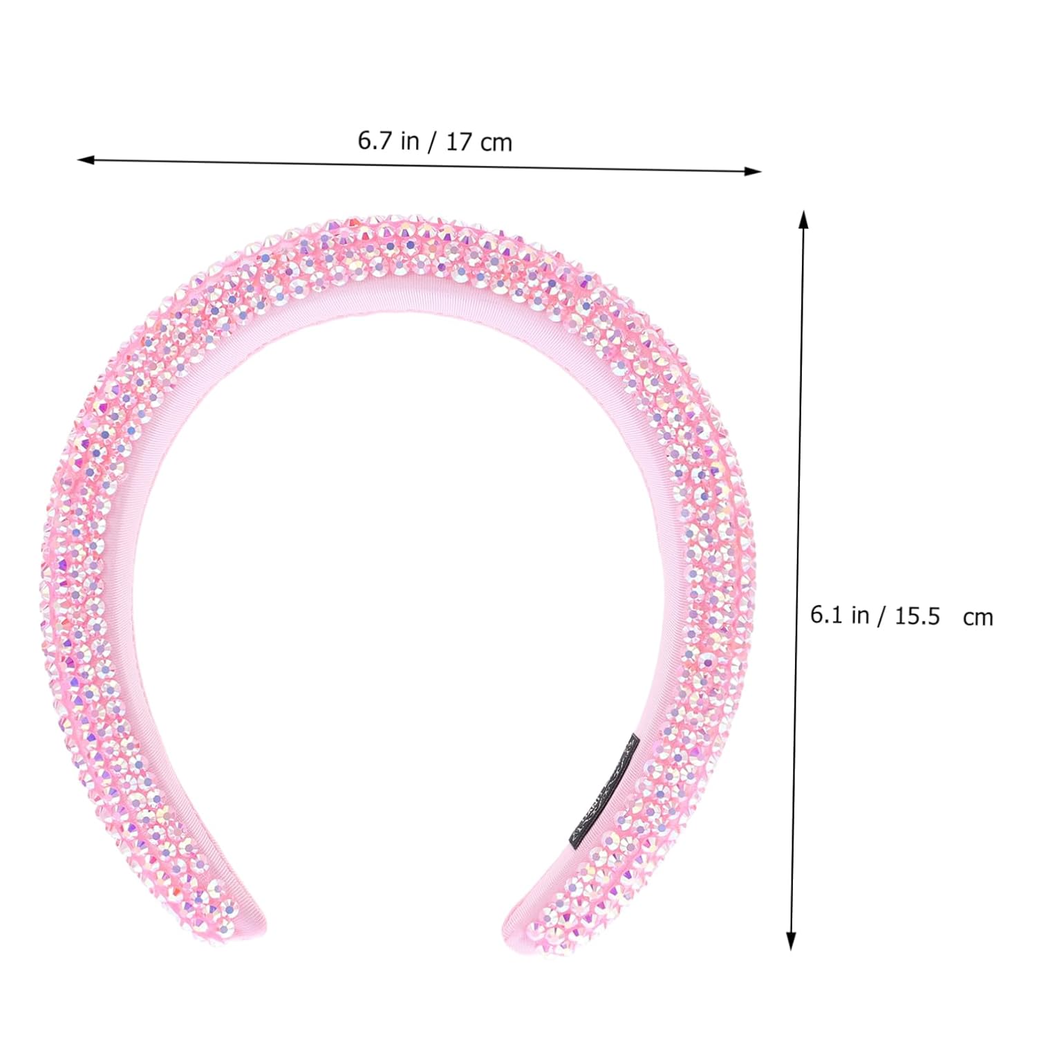 Light Pink Rhinestone Headband