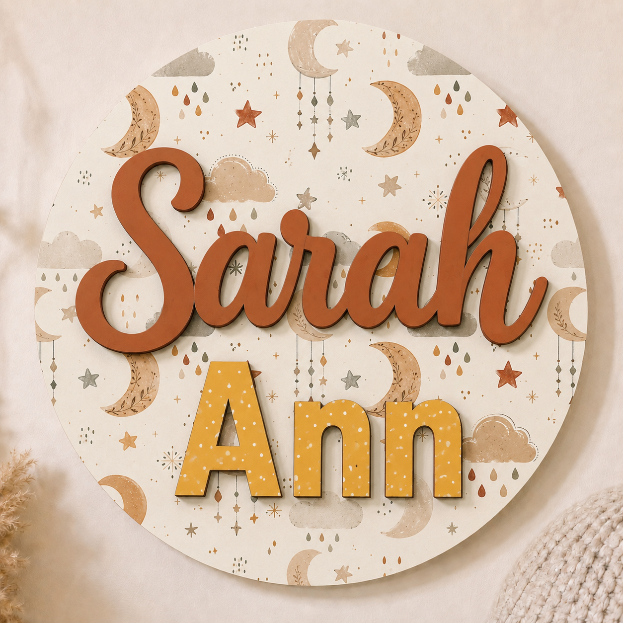 Personalized 16-Inch Nursery Wall Sign
