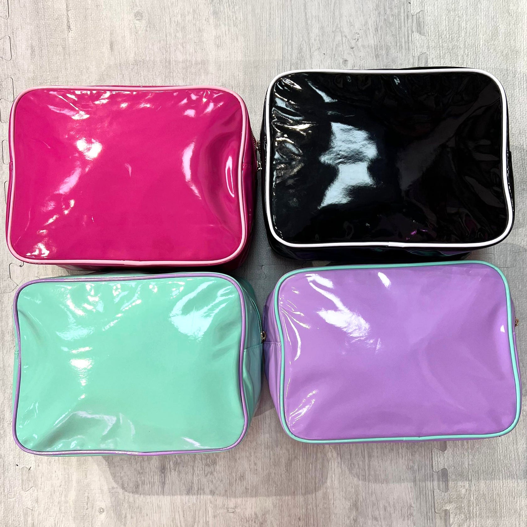 Shiny Nylon Cosmetic Bag