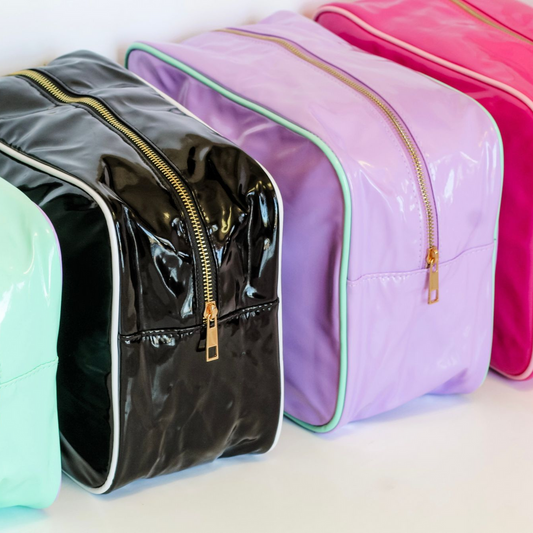 Shiny Nylon Cosmetic Bag