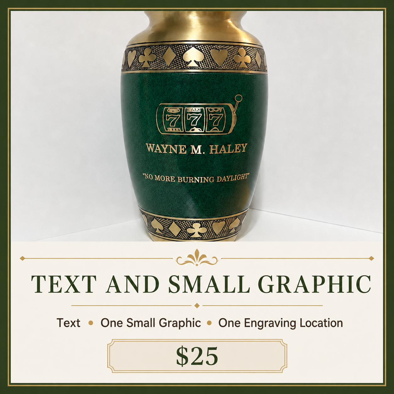 Engraving Service for Customer-Supplied Items