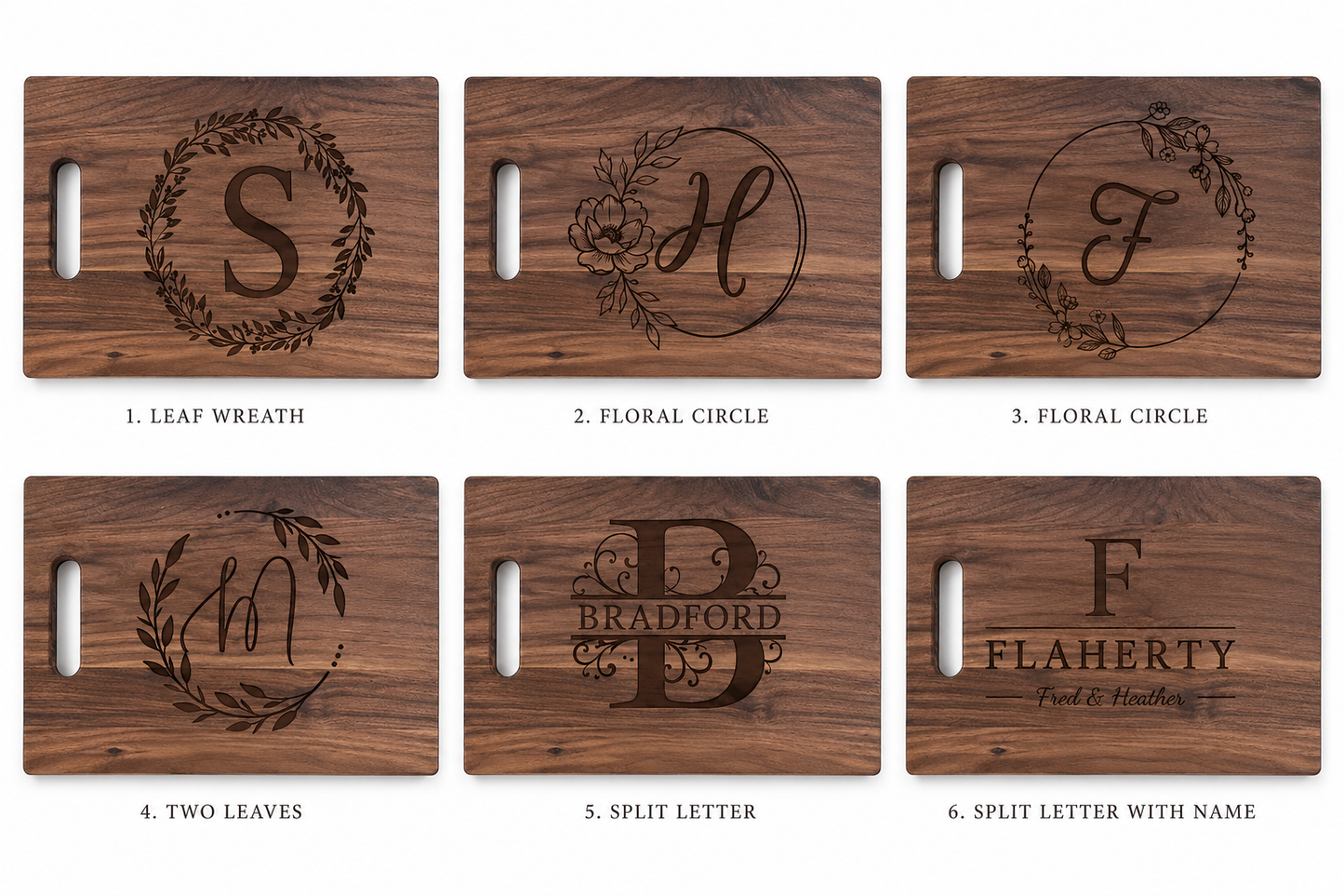 Personalized Custom Walnut Cutting Boards