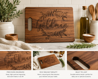 Personalized Custom Walnut Cutting Boards