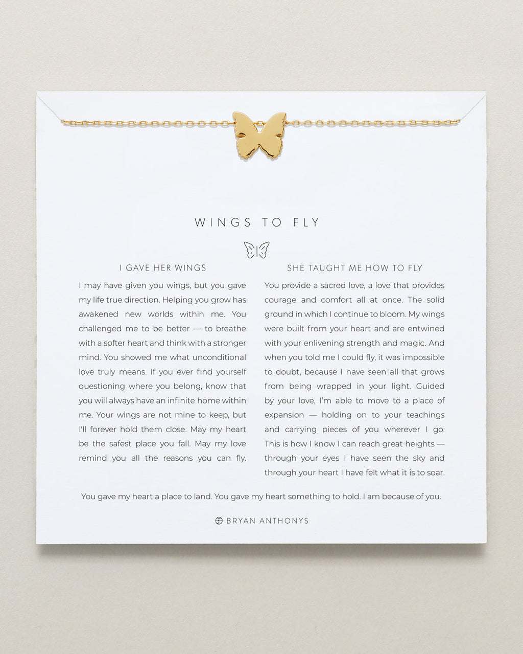 Wings to Fly Icon Necklace