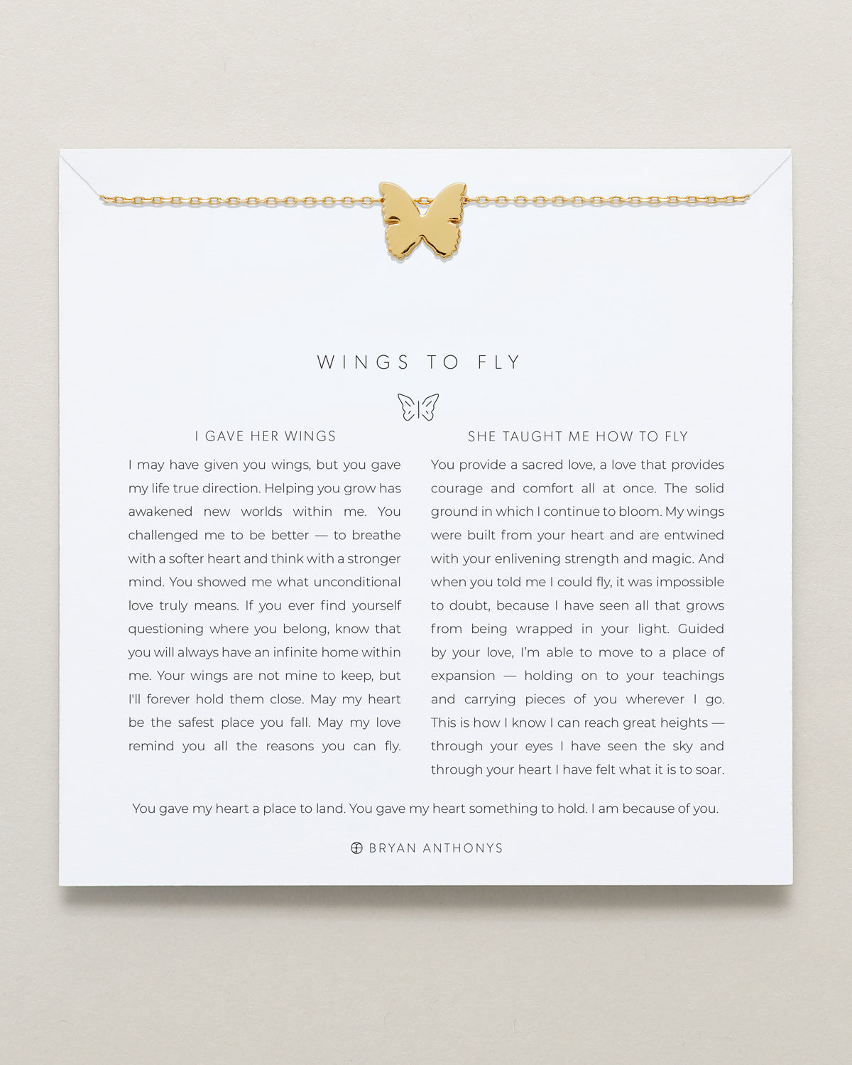 Wings to Fly Icon Necklace