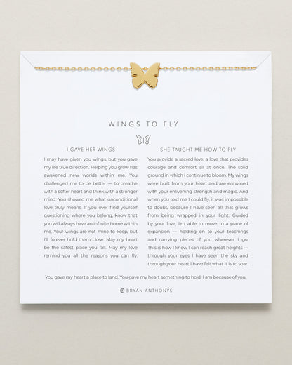Wings to Fly Icon Necklace