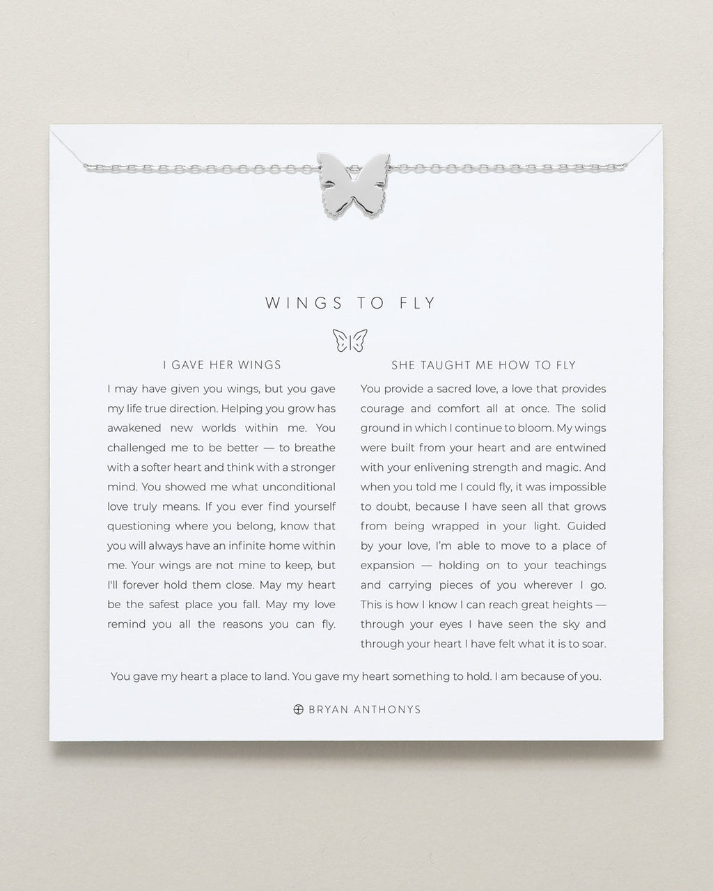 Wings to Fly Icon Necklace