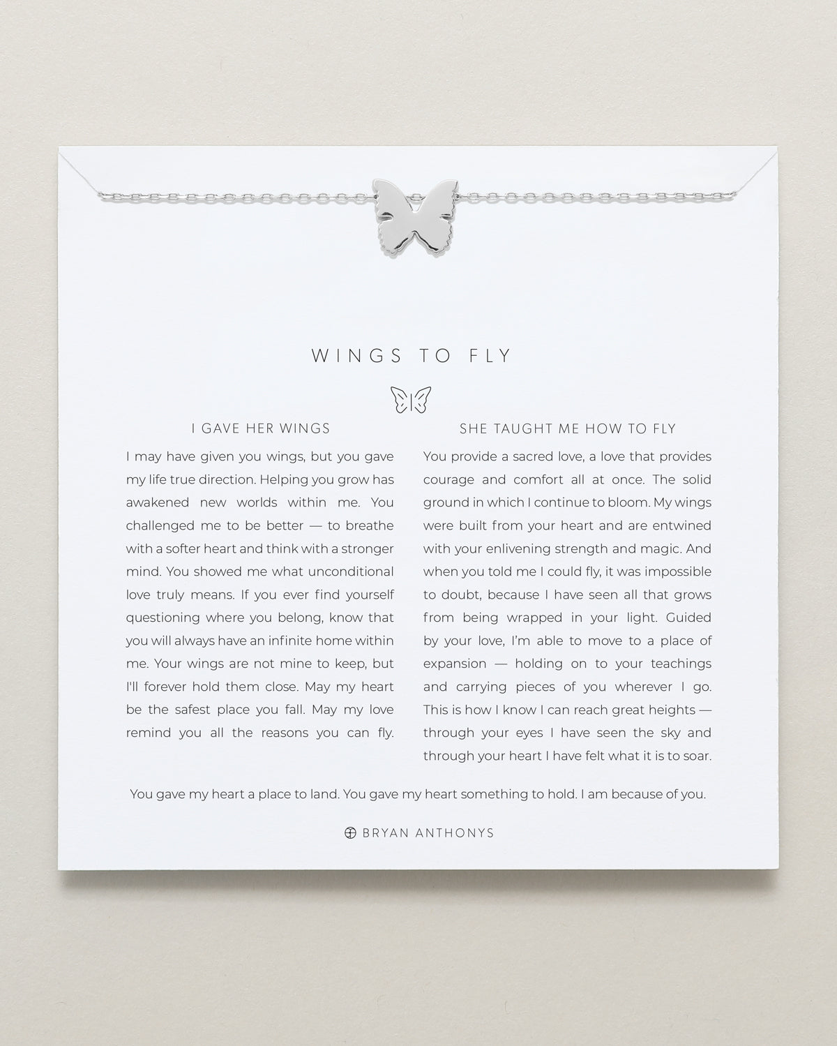 Wings to Fly Icon Necklace