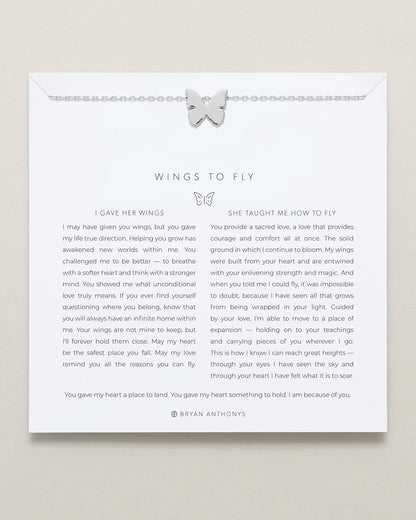 Wings to Fly Icon Necklace