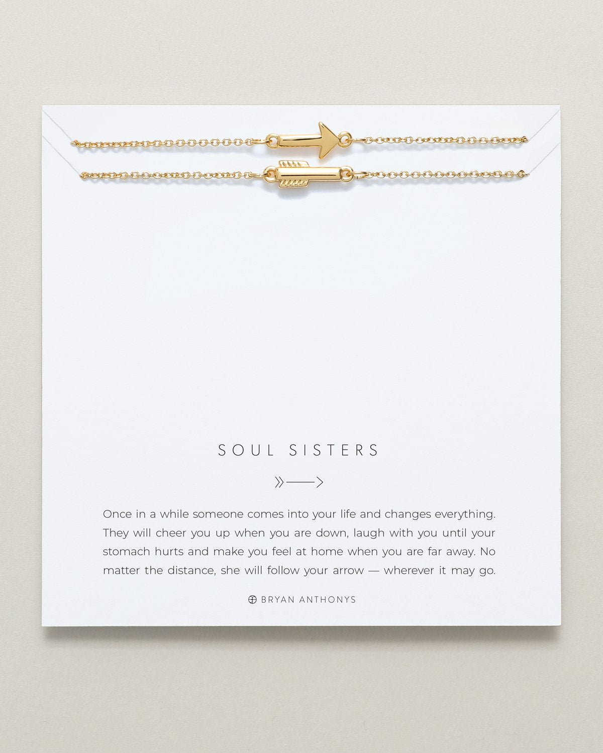Soul Sisters Best Friend Arrow Necklace