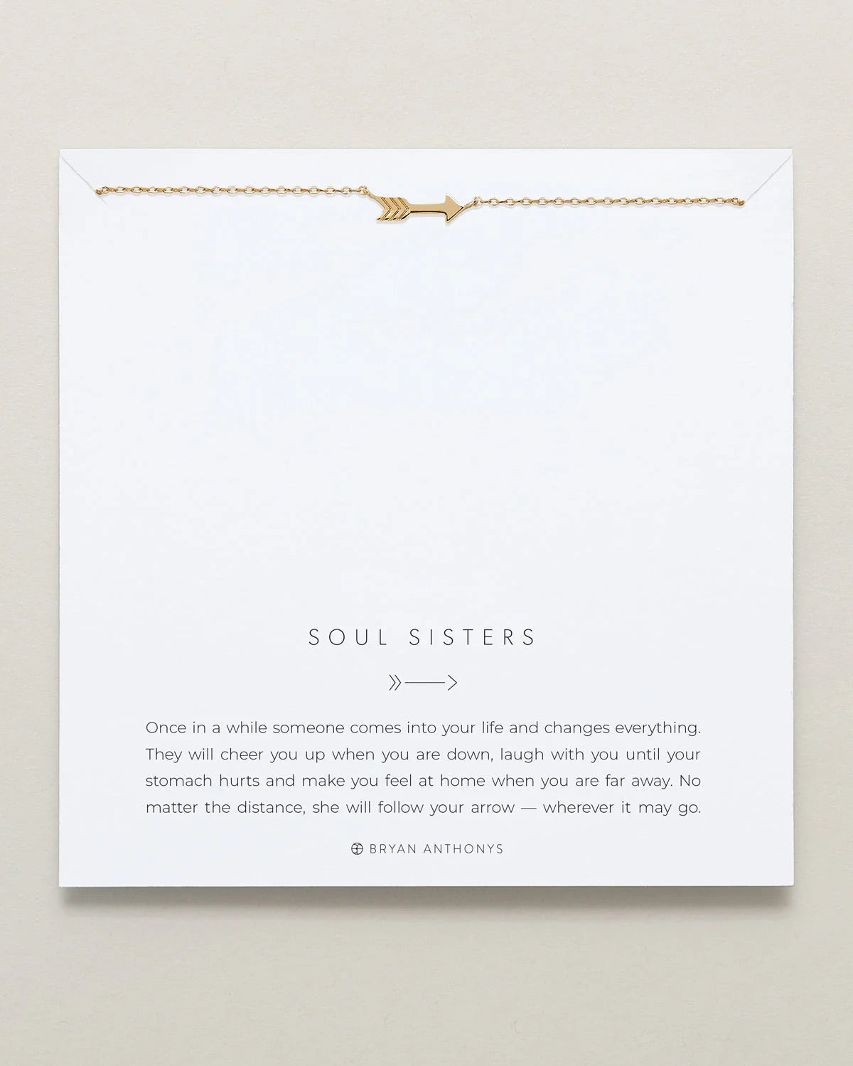 Soul Sisters Icon Arrow Necklace